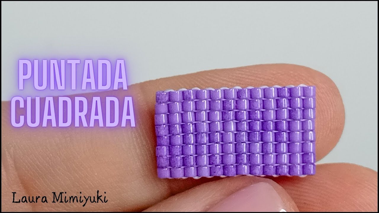 TUTORIAL PUNTADA CUADRADA / MIYUKI FÁCIL
