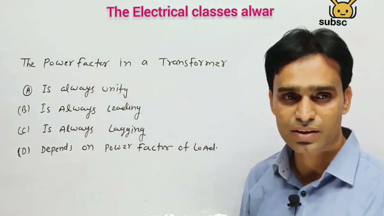 power factor of transformer by rahish sir #study