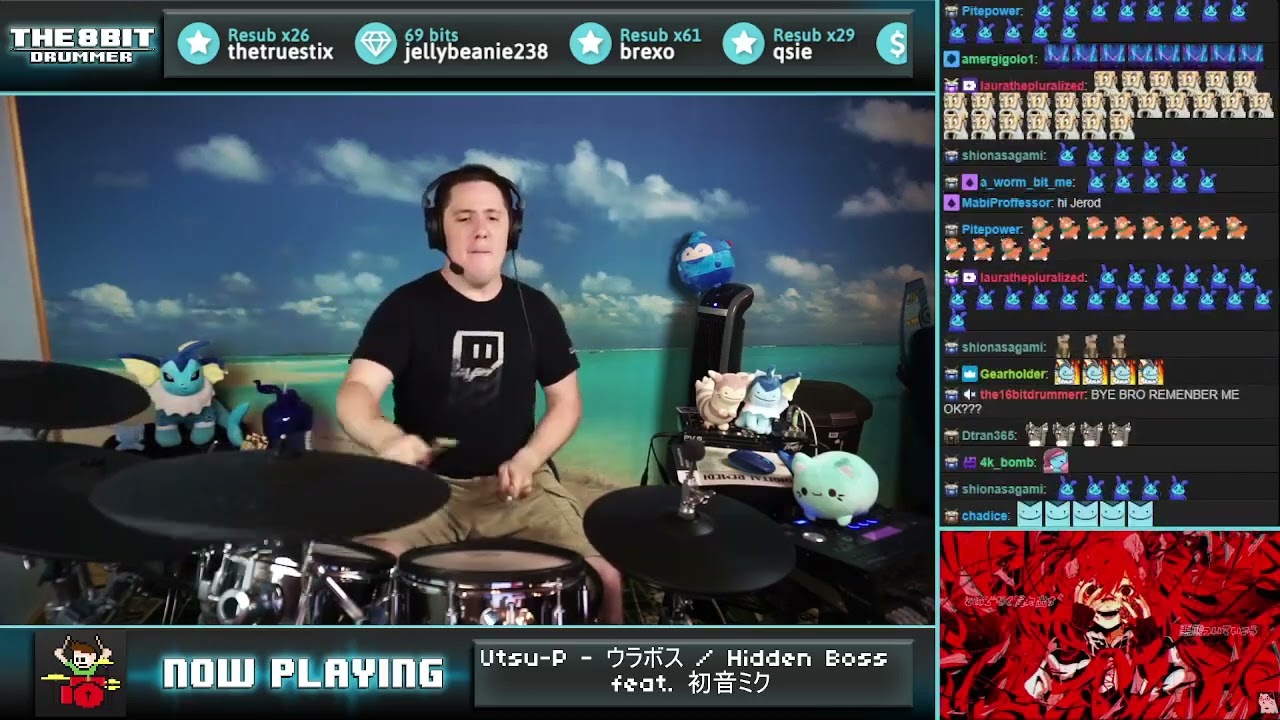The8BitDrummer plays ウラボス / Hidden Boss by Utsu-P feat. Hatsune Miku