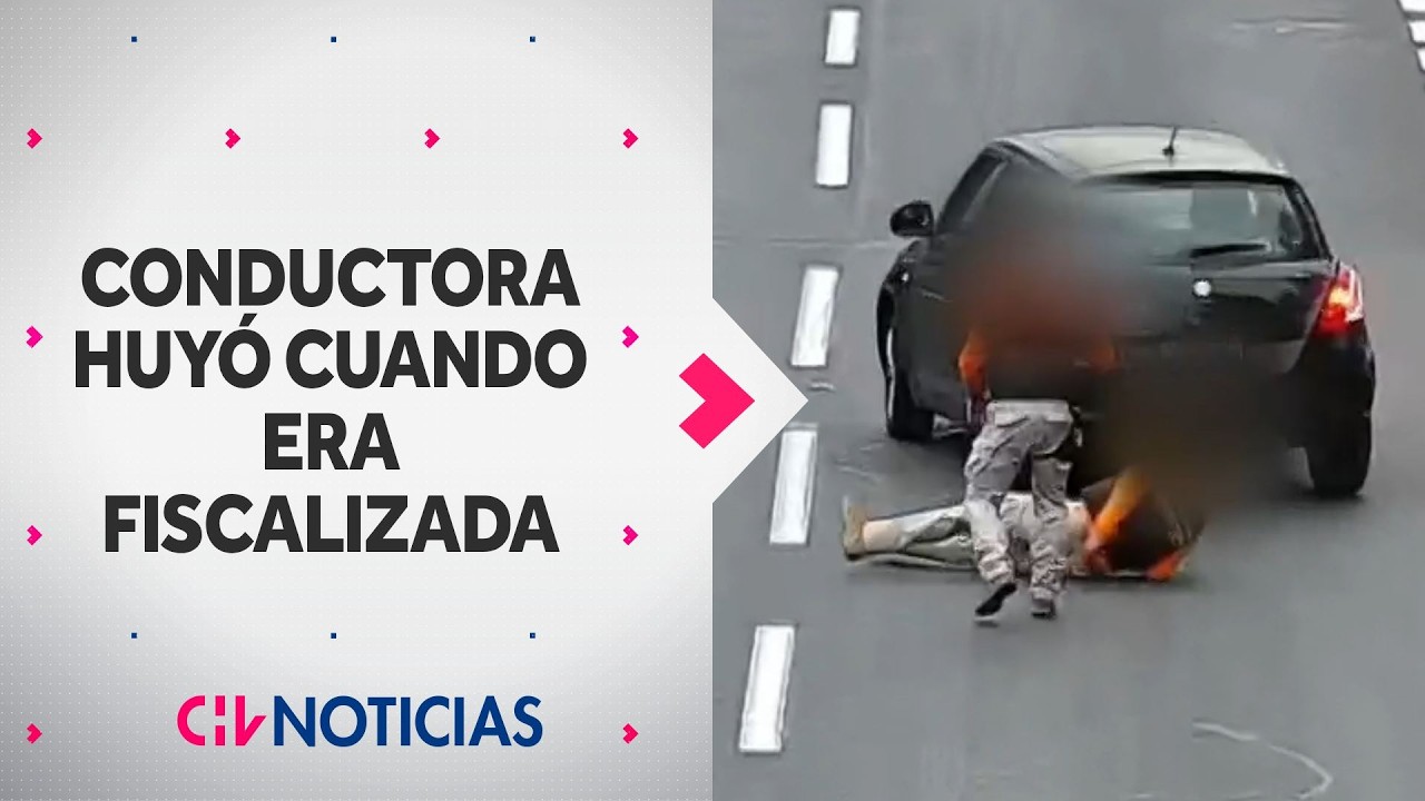 Mujer escapó cuando era fiscalizada en Lo Barnechea: Auto estaba sin papeles y ella sin licencia
