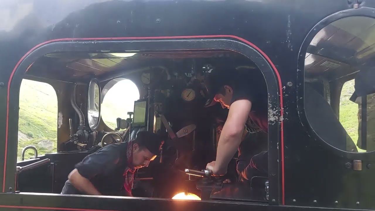Fahrt im Dampflokomotive der Furkabahn, 2  August 2024