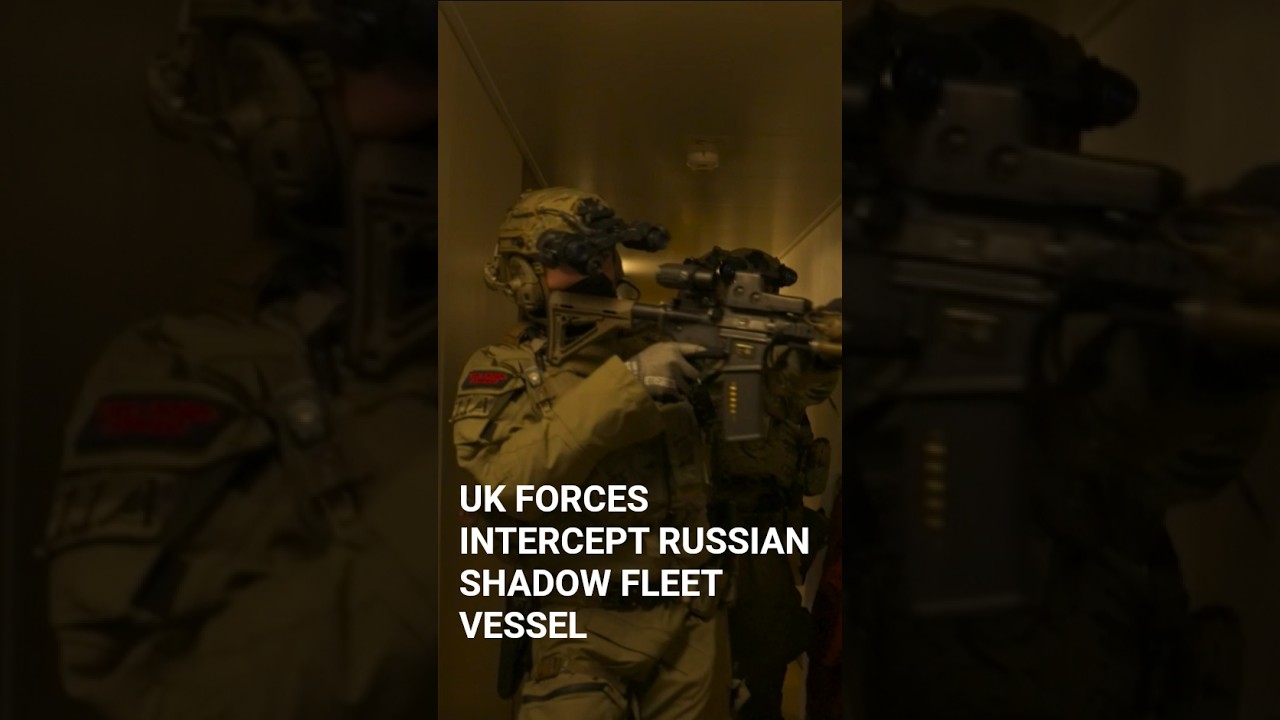 UK Forces intercept Russian shadow fleet vessel #nca #news #sanctions