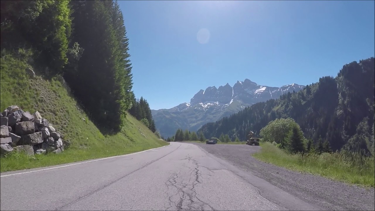 VTT, Troistorrents-La Croix de l'Aiguille-Champéry-Route des Rives, Valais, Suisse, 29-06-2019