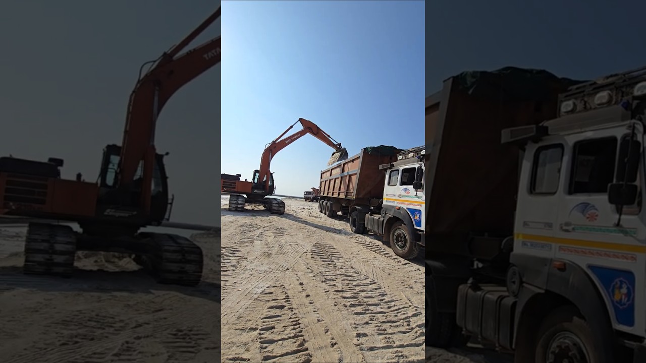 Rann of Kutch Salt Mining 💪 Heavy Machine Work
