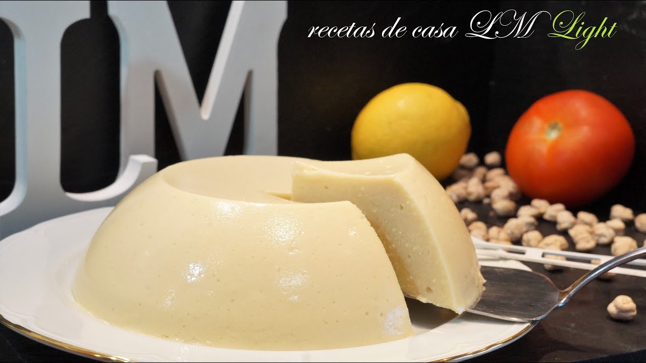 QUESO DE GARBANZOS RECETA BAJA EN CALORÍAS , RECETA FÁCIL