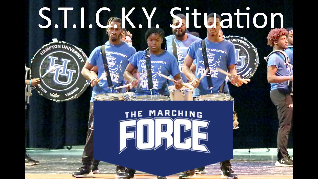 Hampton University Drumline Clinic | S.T.I.C.K.Y Situation | Stage Show