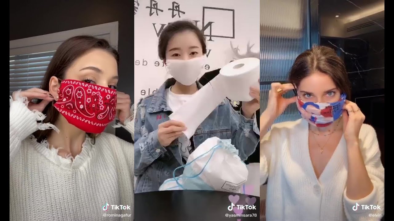 How to make an effective homemade mask  Comment faire un masque faitmaison efficace#StayHome #WithMe