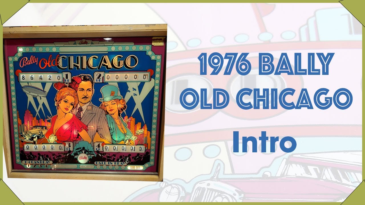 1976 Bally Pinball Old Chicago Intro Pinball Repair #bally #oldchicago #gangster #retrogaming