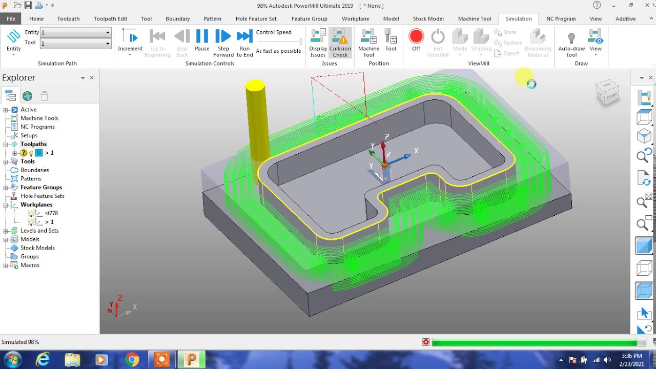 (7)#AutoDesk PowerMill #feature Profile