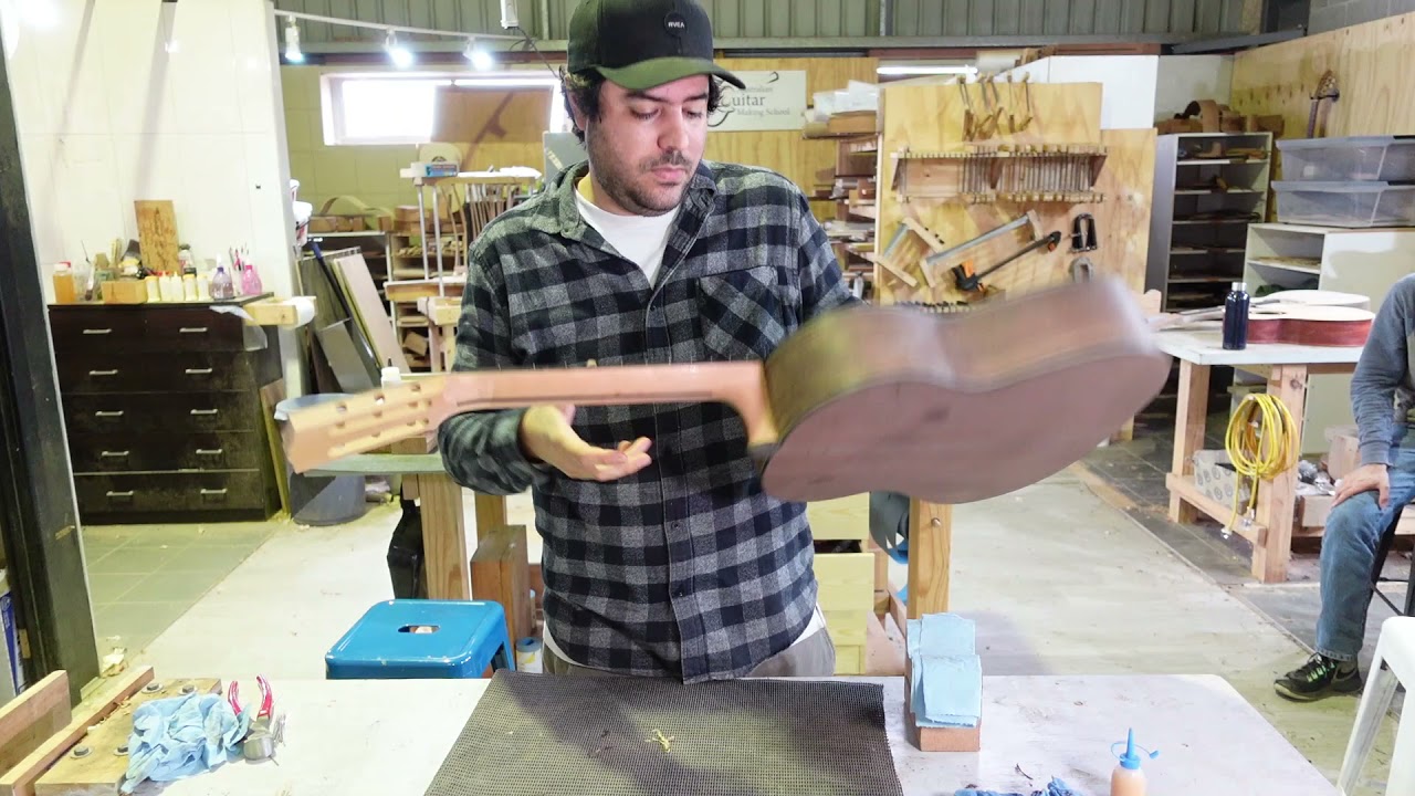 How to install guitar frets - the traditional and easy way.