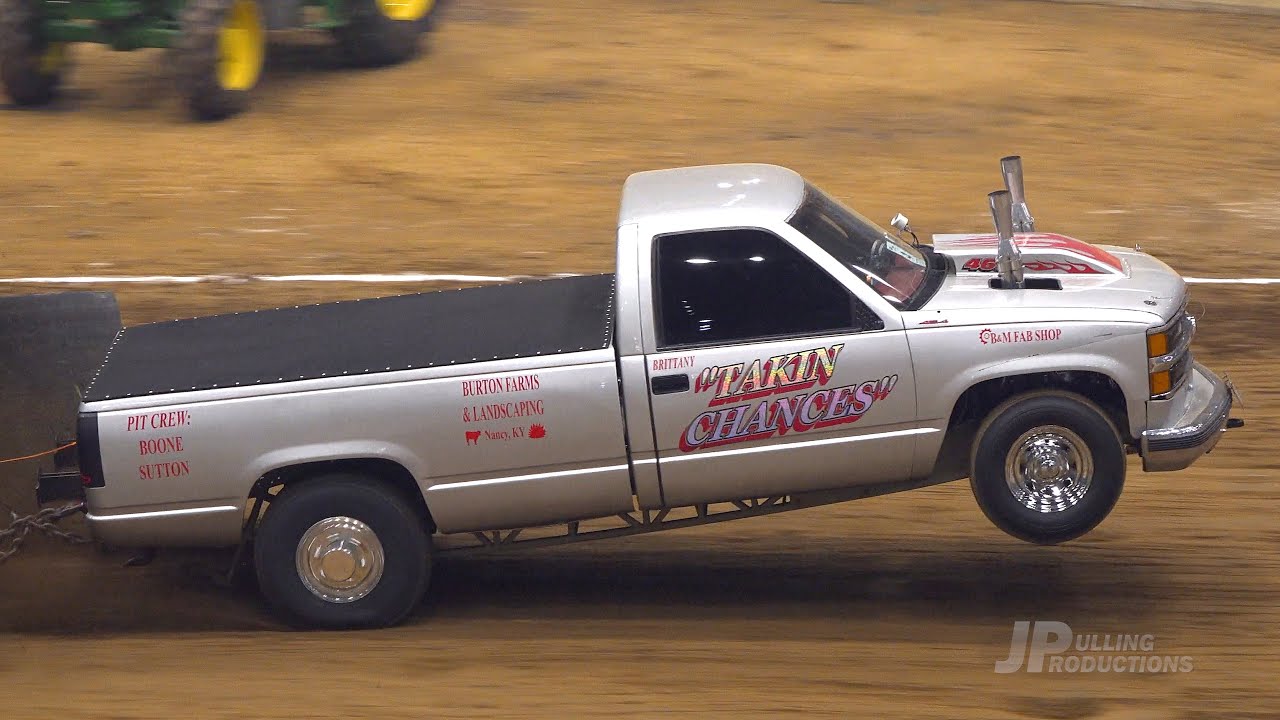 TNT Truck Pulling 2024: Pro Street 2wd Trucks pulling at the KY Invitational Pull