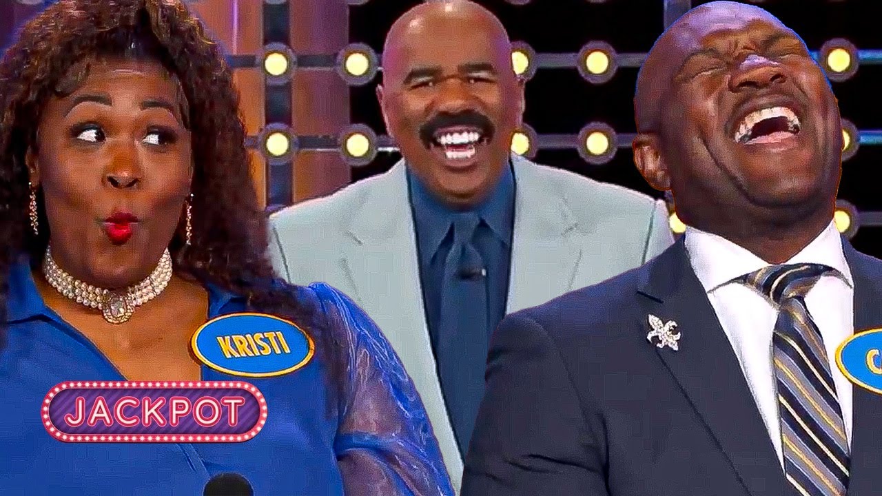 25 HILARIOUS Questions About HUSBANDS On Family Feud USA That Made Steve Harvey LOSE IT!