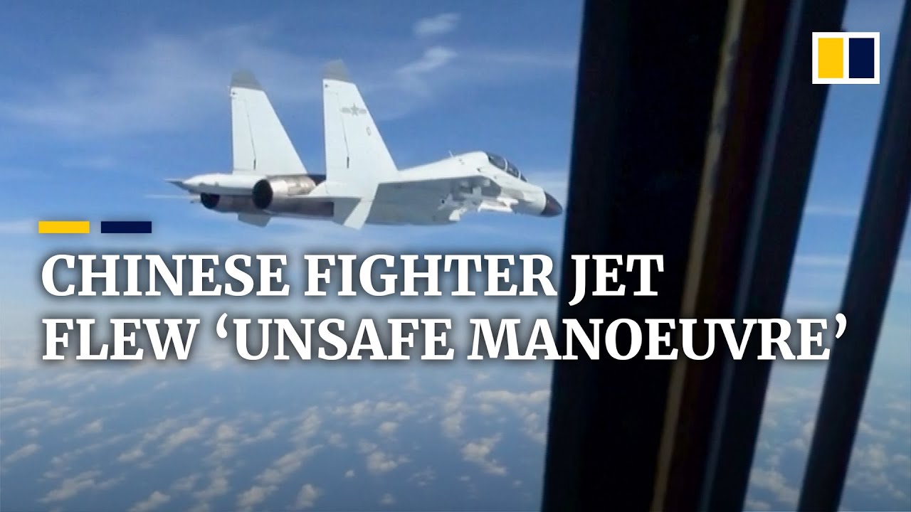 Chinese fighter jet almost collides with US military plane over South China Sea