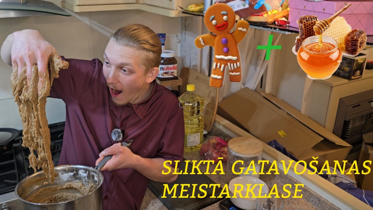 Sliktā Gatavošanas Meistarklase/Medus piparkūkas (Ziemassvētku special)