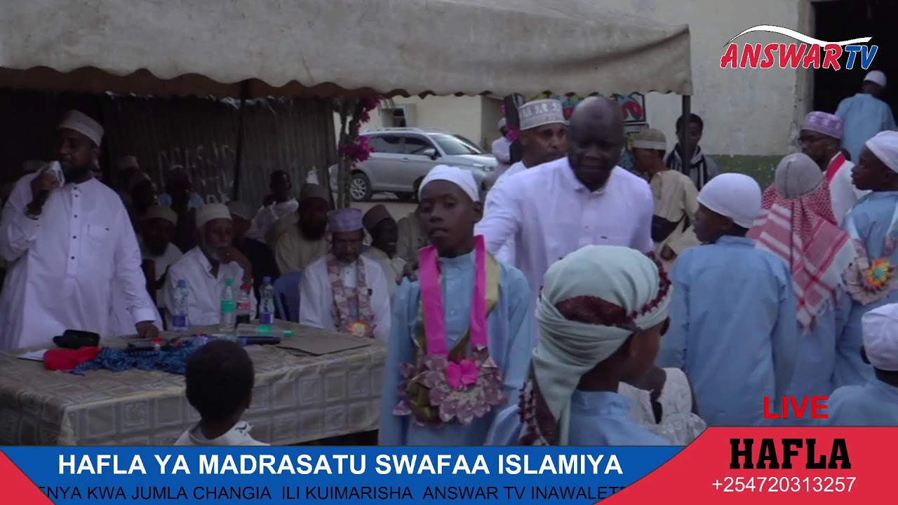 HAFLA YA MADRASATU SWAFAA ISLAMIYA NGOMENI,KILIFI COUNTY.