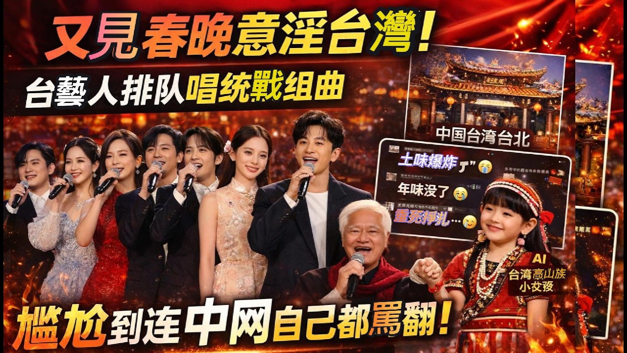 又見春晚意淫台灣！台藝人排隊唱統戰組曲 尷尬到中網自己都罵翻｜張美果愛台灣第37期｜CCTV Gala Backfires? Even Chinese Netizens Are Furious