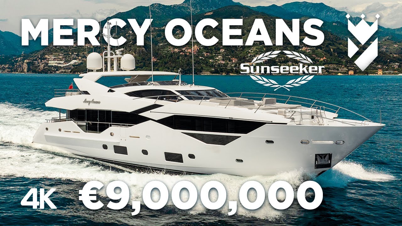 MERCY OCEANS: Продается 35-метровая яхта Sunseeker 116 (полный обзор).