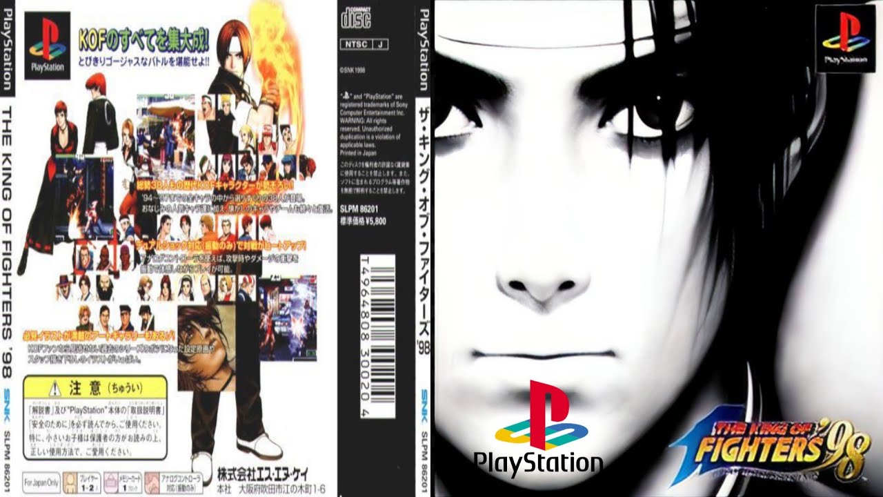 PS1 KOF 98 Gameplay - Remembering the good old days of KOF 98 on the Playstation 1