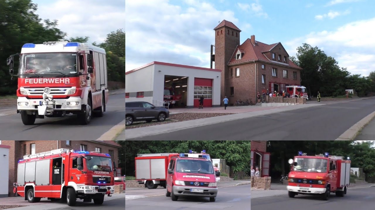 [FF MIT VOLLALARM] TLF16/25 + HLF20 + MTW + TSF-W Freiwilligen Feuerwehr Thalheim auf Einsatzfahrt