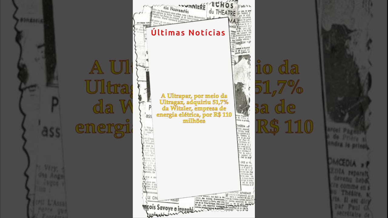 Ultrapar compra participa&ccedil;&atilde;o na Witzler #fy #foryou #a&ccedil;&otilde;es #Ultrapar #noticias
