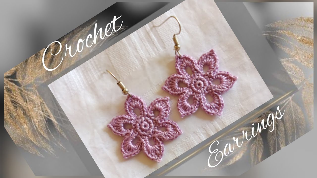 CROCHET MOTIF EARRINGS | MOST DEMANDING | EASY TO MAKE