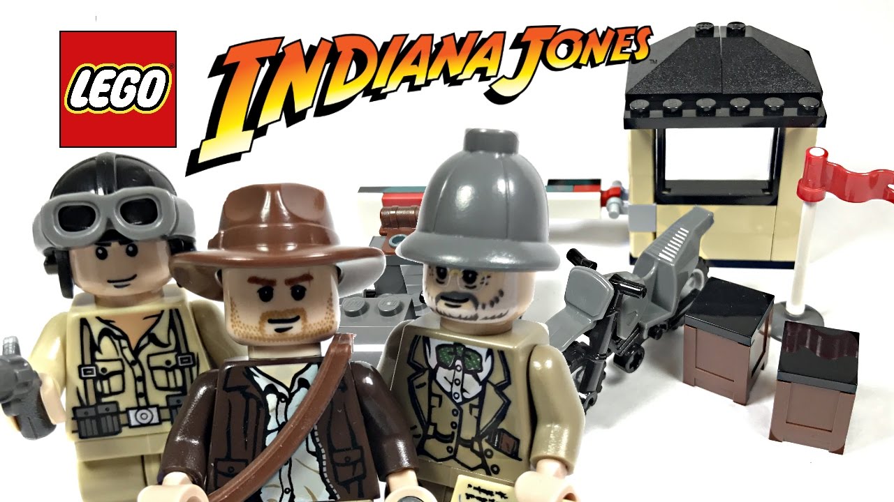 LEGO Indiana Jones Motorcycle Chase review! 2008 set 7620!