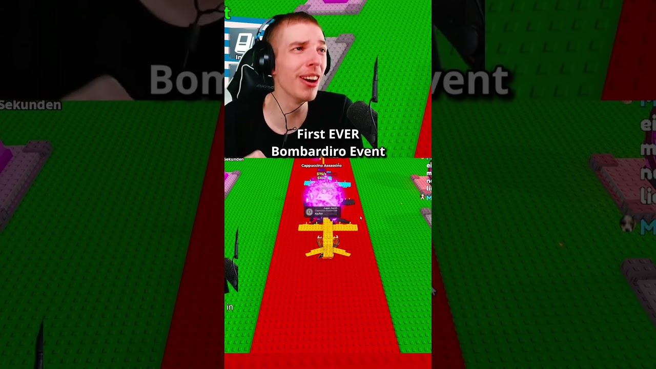 Erstes Neues Bombardiro Crocodilo Event in Roblox Steal a Brainrot 
