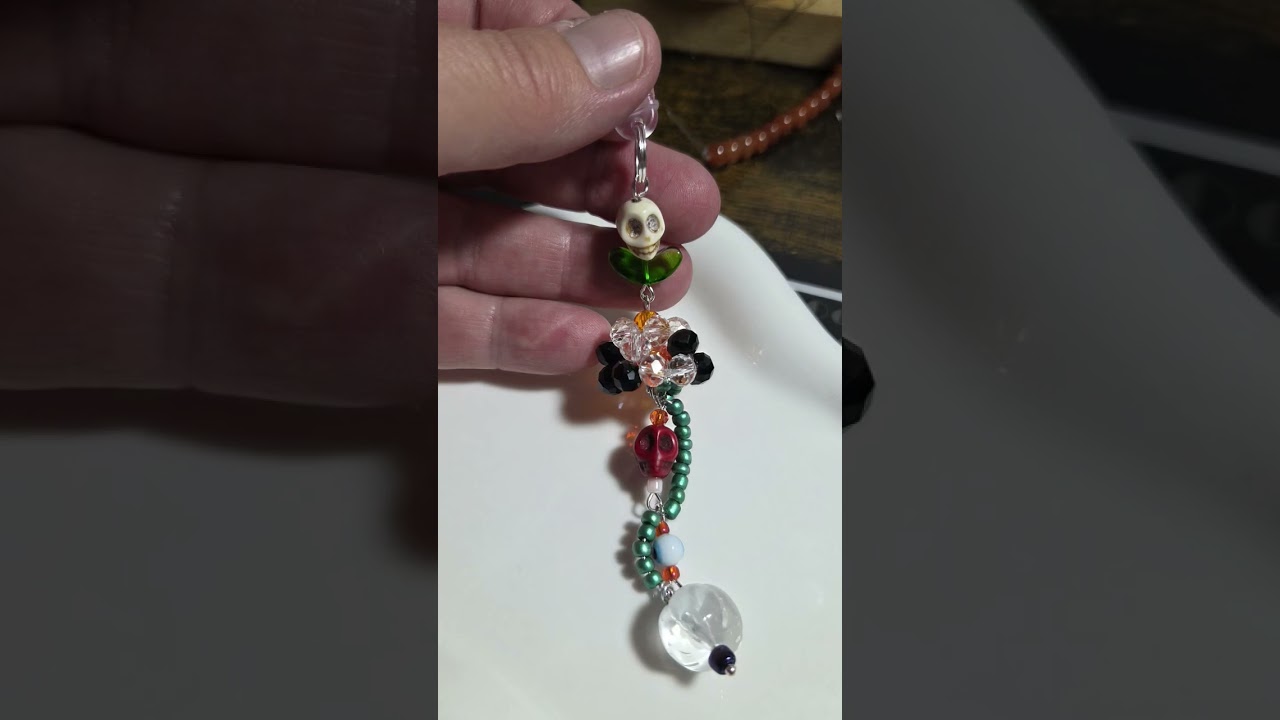 Dust plug phone  charm Halloween version #phonecharm #handmadeseller #smallbusiness #fypシ #etsy