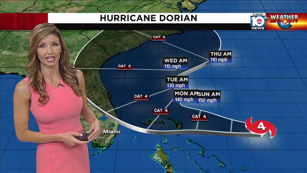 Miami-Dade, Broward out of forecast cone for Hurricane Dorian