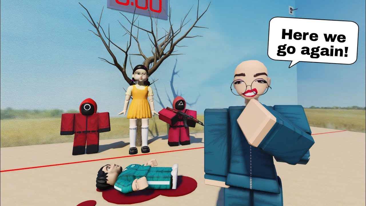 Снова игра Roblox Squid! 😨