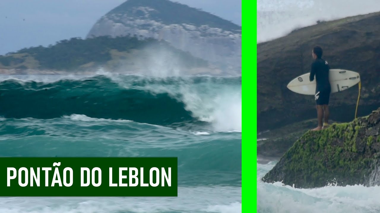 PRIMEIRA VEZ SURFANDO NO PONT&Atilde;O DO LEBLON - RJ