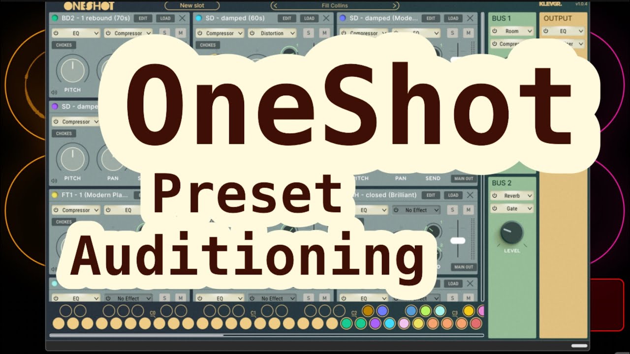 Format shift?! OneShot by Klevgrand - preset tests - a great new plugin for finger drumming on iPad