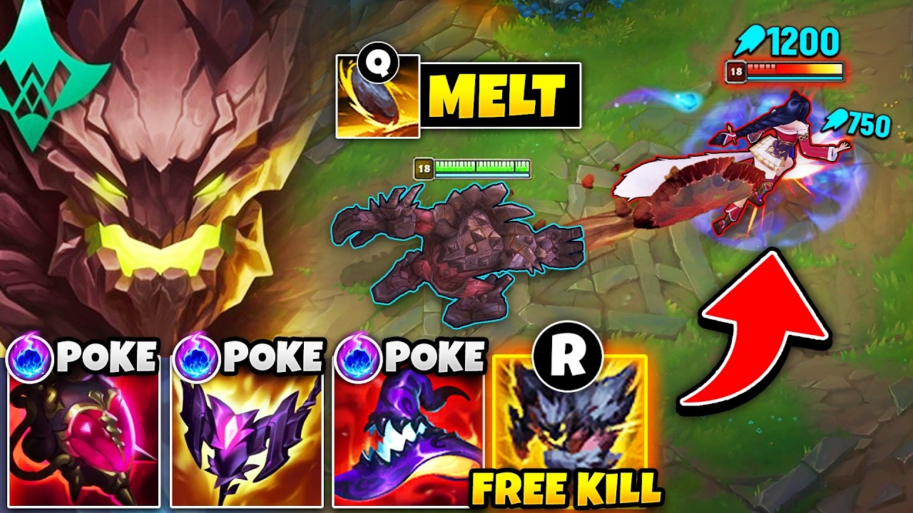 The Most IRRITATING Malphite Build To Play Against (NO BRAIN REQUIRED)