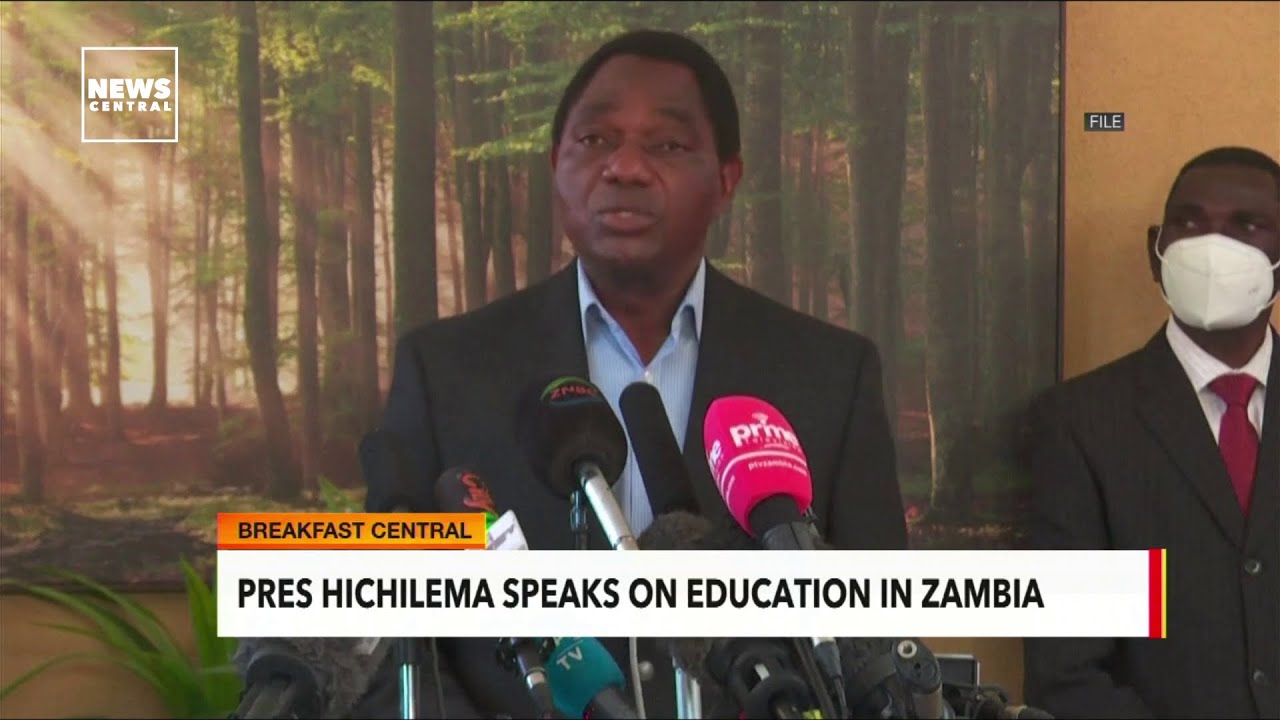 President Hichilema Speaks On The 'Huge Appetite' For Education In Zambia