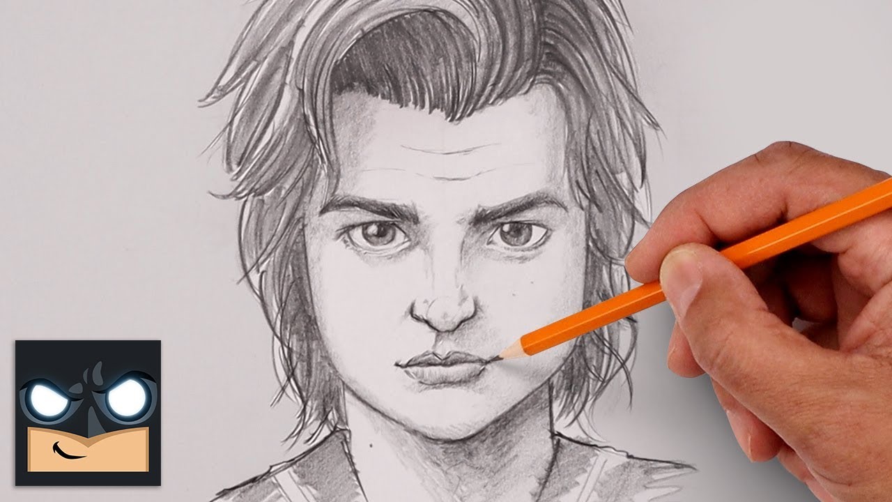 How To Draw Steve Harrington | Stranger Things