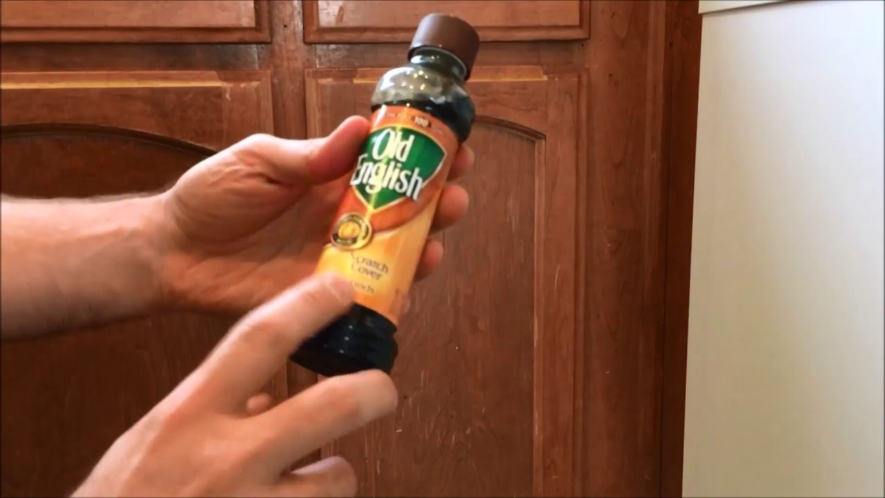 Easy Cabinet Touch Up With Old English