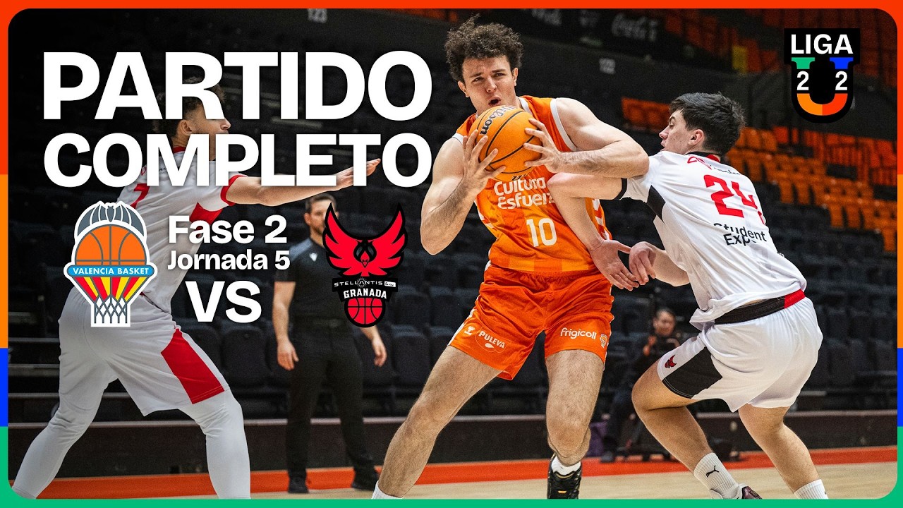 🔴 DIRECTO: Valencia Basket - Stellantis&You Granada | J5 | Grupo B | 2ª Fase | Liga U 2025-26