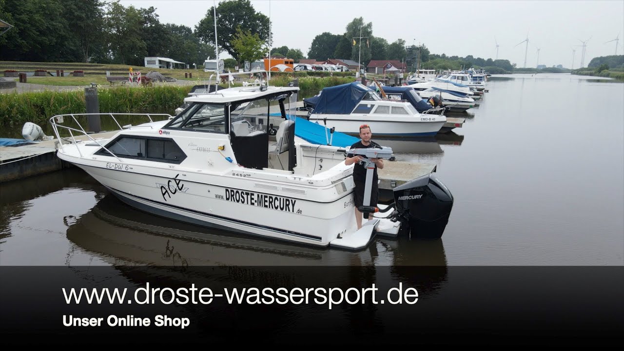 Droste Wassersport OHG / Elektro Hilfsaussenborder am 3 Tonnen Boot / Torqeedo Travel 1103 CL