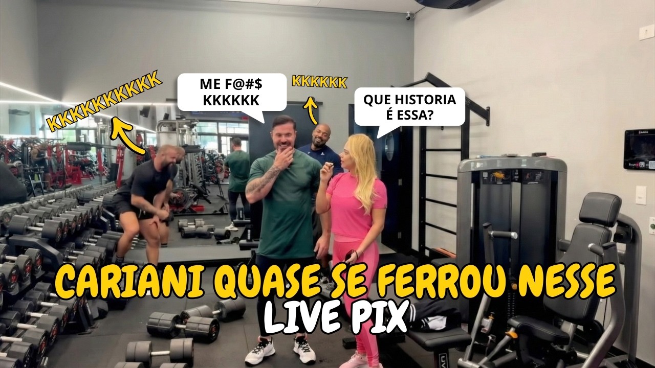 CARIANI NÃO AGUENTA MAIS OS LIVE PIX