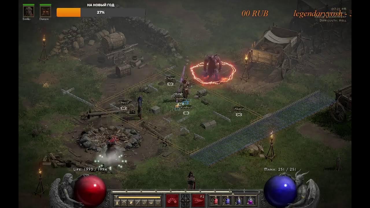 HARDCORE FM Diablo Il Warlock and Crzy Rokanishu days