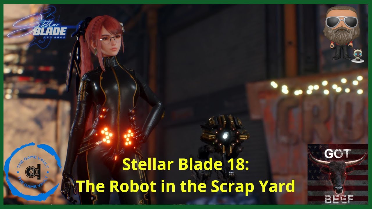 Stellar Blade [PS5] 18:  The Robot in the Scrap Yard