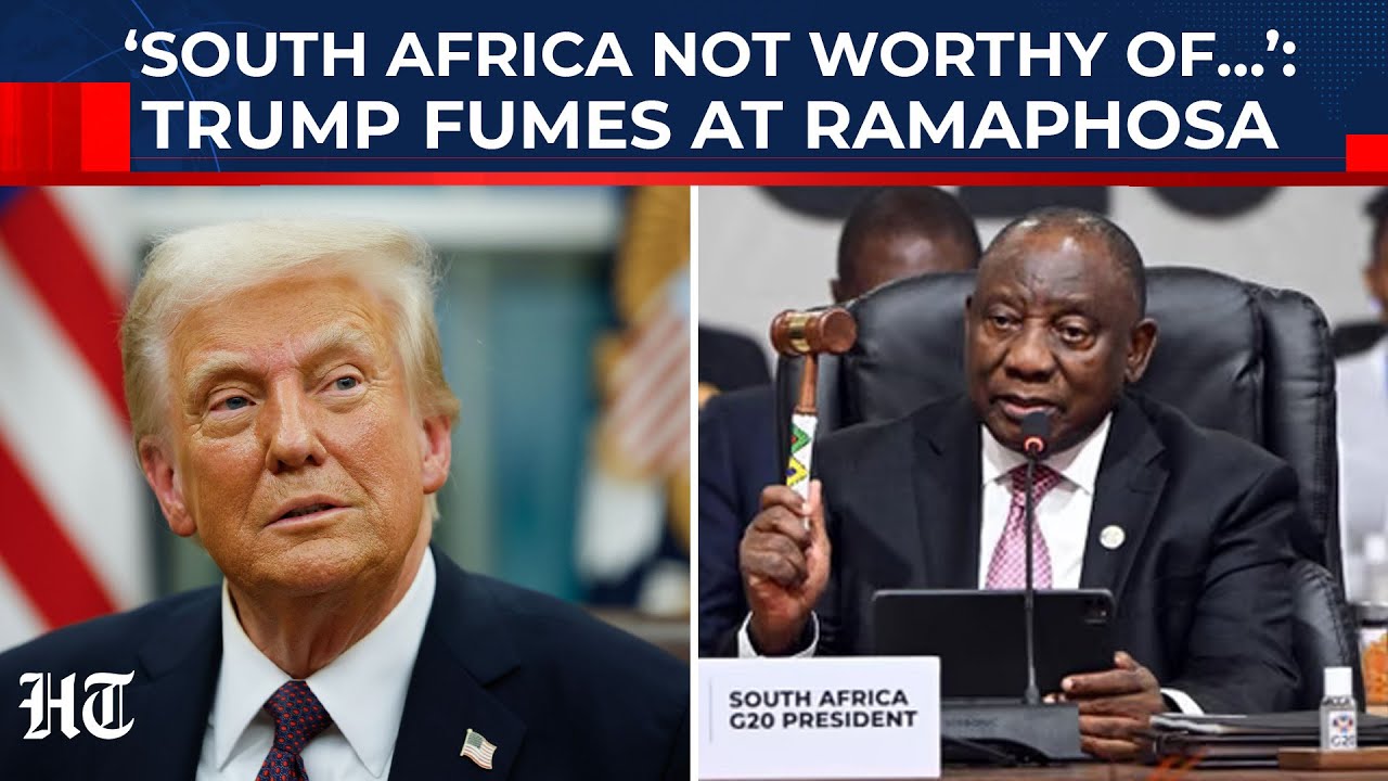 Trump-Ramaphosa Tussle Turns Ugly; Big Miami Summit Snub As South Africa &lsquo;Insults&rsquo; US At G20 Summit