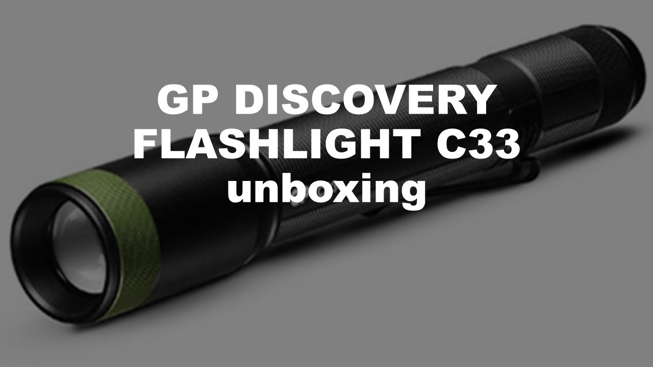GP DISCOVERY FLASHLIGHT TASK LIGHT WITH SIDE COB LED   C33 unboxing