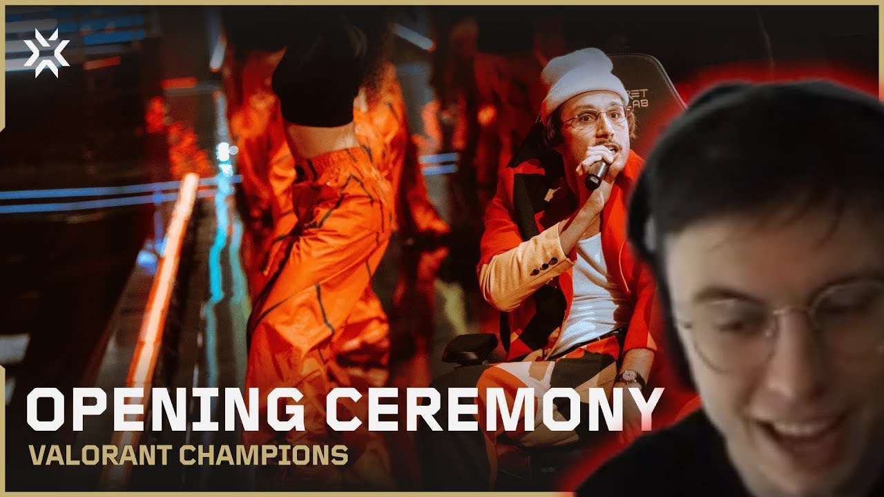 League Player (Caedrel W/chat) Reacts to Valorant Champions Opening Ceremony 2023