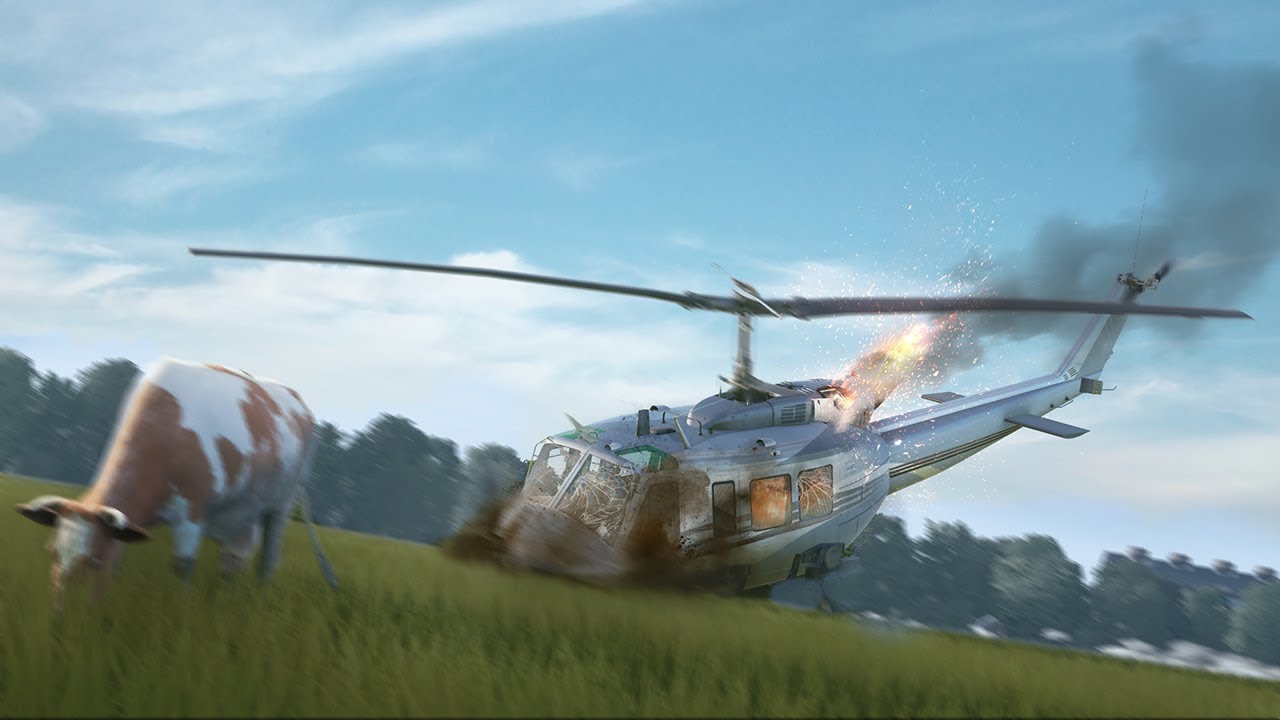 HOW TO : Autorotation in DCS - Engine Out with the Huey UH-1H Helicopter