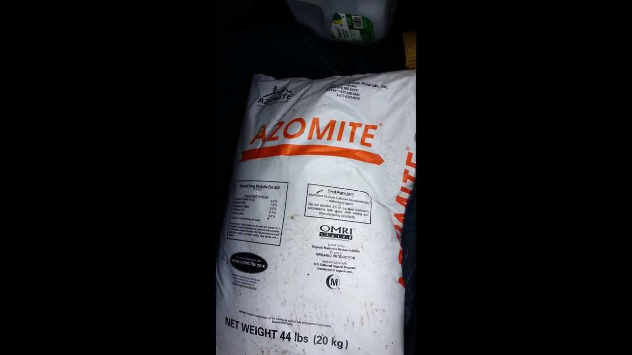 Azomite and ASCO certified Tank's green stuff compost