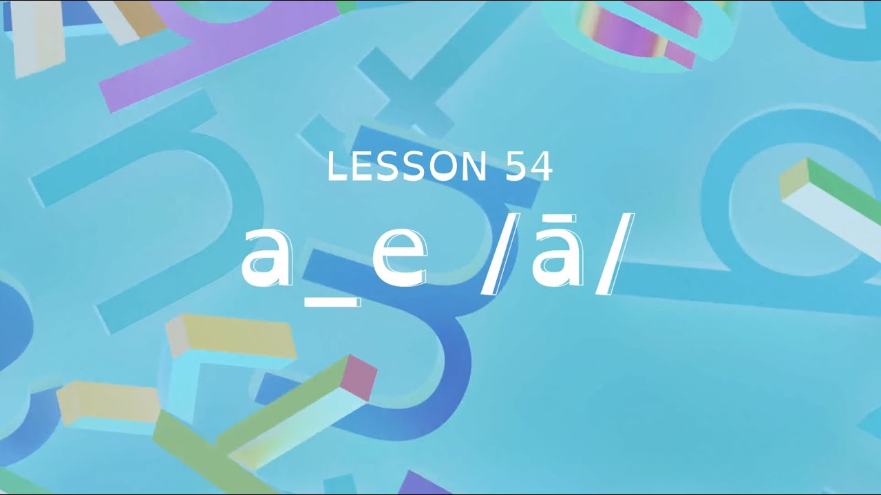 Lesson 54 - a_e /ā/ - UFLI Foundations Home Practice