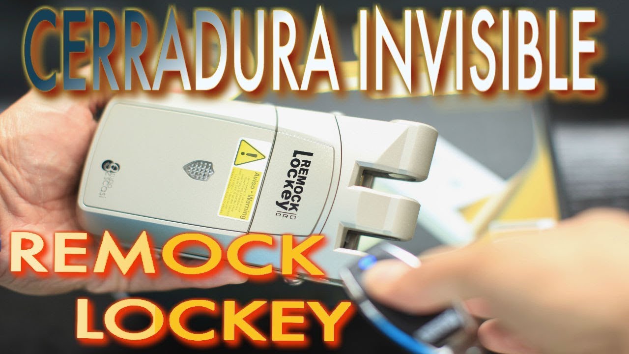 ⭕️ Cerradura invisible Remock Lockey 👉 Cerradura DIGITAL