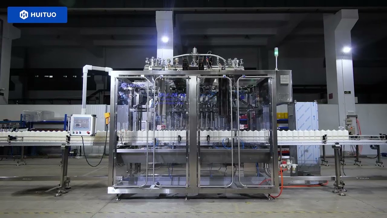 14-head dual lane automatic flow meter filling machines for liquid detergents kitchen cleaner