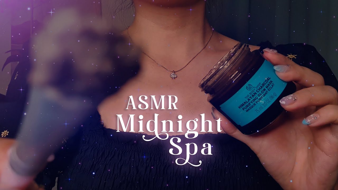 ASMR Quiet Midnight Spa 🌌 🫧 No Talking, Realistic Skincare Sounds